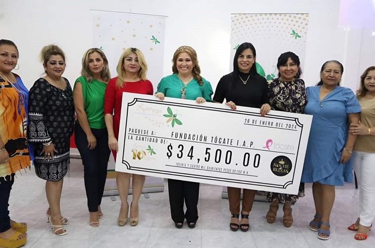 Entrega Luciérnagas Yucatán un donativo $34,500.00 a la Fundación Tócate México
