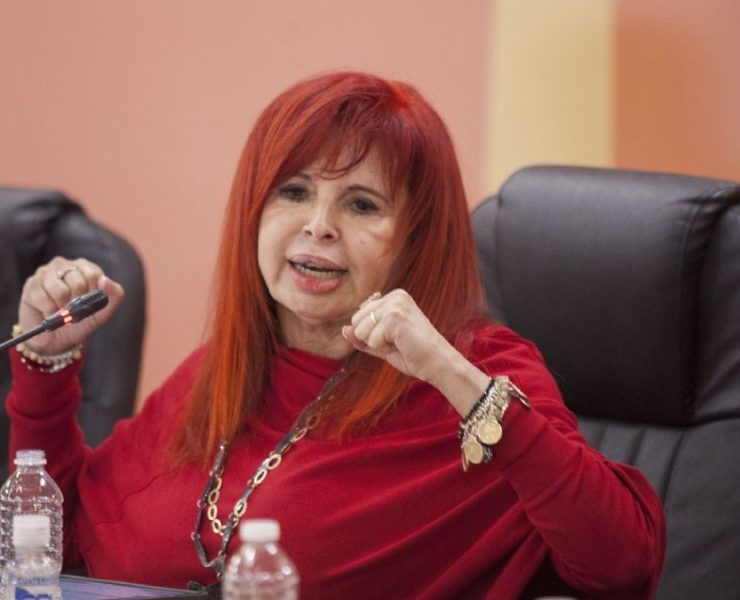 Layda Sansores viaja en jet privado a Cancún para la reunión de Gobernadores