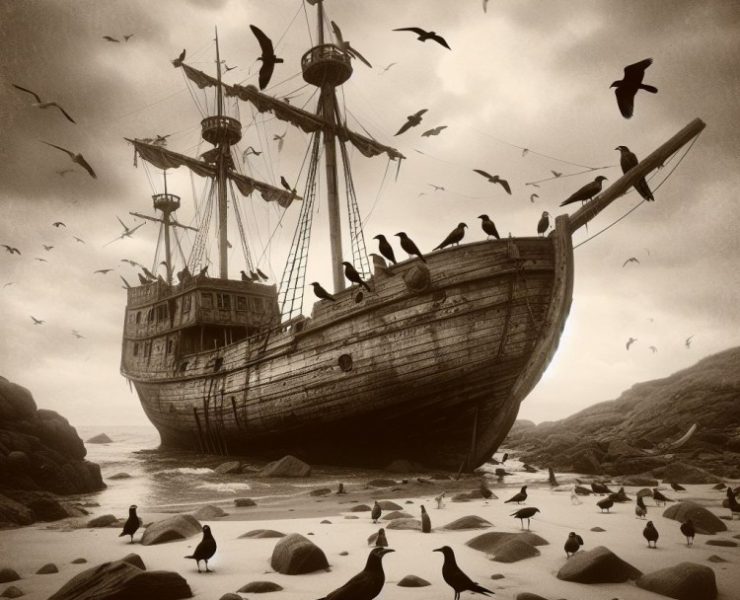 Un barco fantasma apareció en Canadá