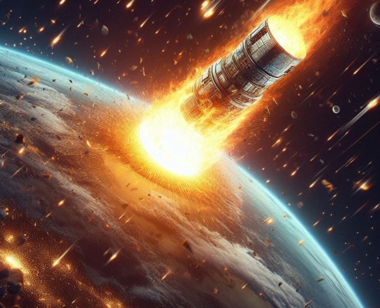 Un satélite está por golpear a la Tierra