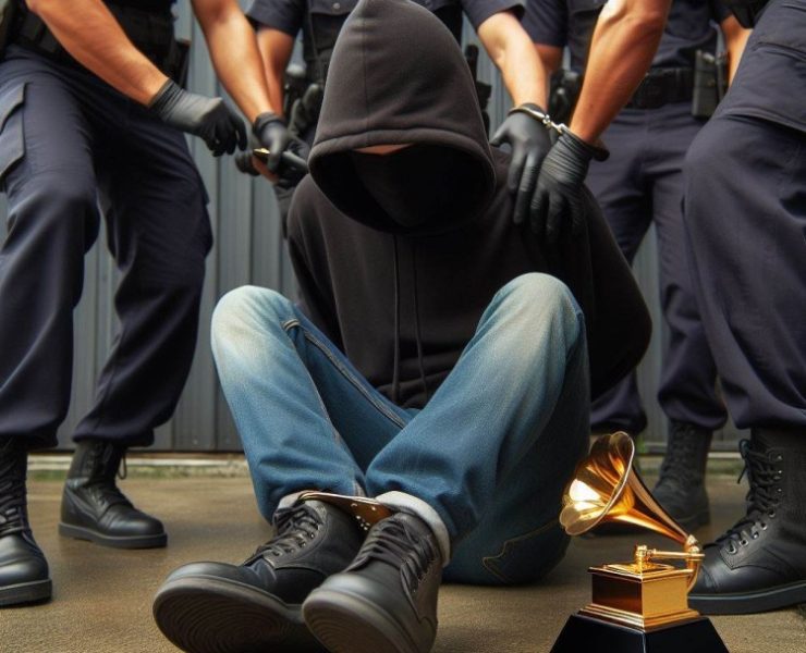 Rapero es arrestado durante los Grammys