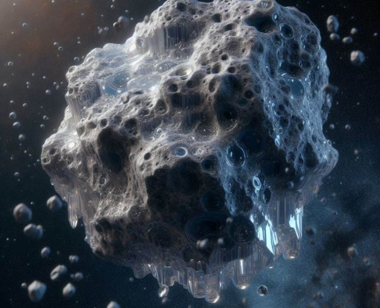 Descubren agua en 2 asteroides