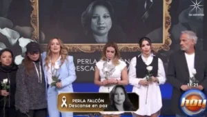 Perla Falcon era muy querida en el foro y en Televisa y la más afectada por su muerte fue Andrea Legarreta. 