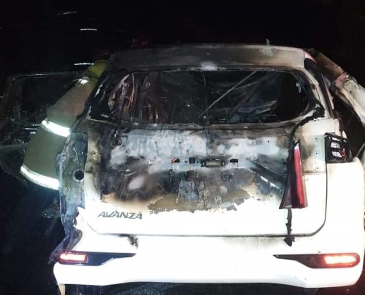 Pareja muere calcinada en la Mérida-Cancún incidente fue desencadenado por la imprudente maniobra de un conductor