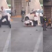 Taxistas se agarran a golpes en pleno centro de Villahermosa