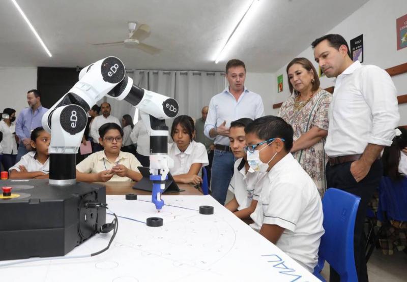 El Gobernador Mauricio Vila Dosal impulsa educación tecnológica de vanguardia para niños y jóvenes de Yucatán
