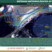 SMN prevé lluvias intensas en Chiapas y Tabasco y caída de nieve o aguanieve en montañosas de Veracruz y sureste de puebla