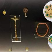 Exhiben en Campeche "Tesoro de Alacranes" que encontraron en un barco español del siglo XVIII en el Arrecife Alacranes, en Yucatán