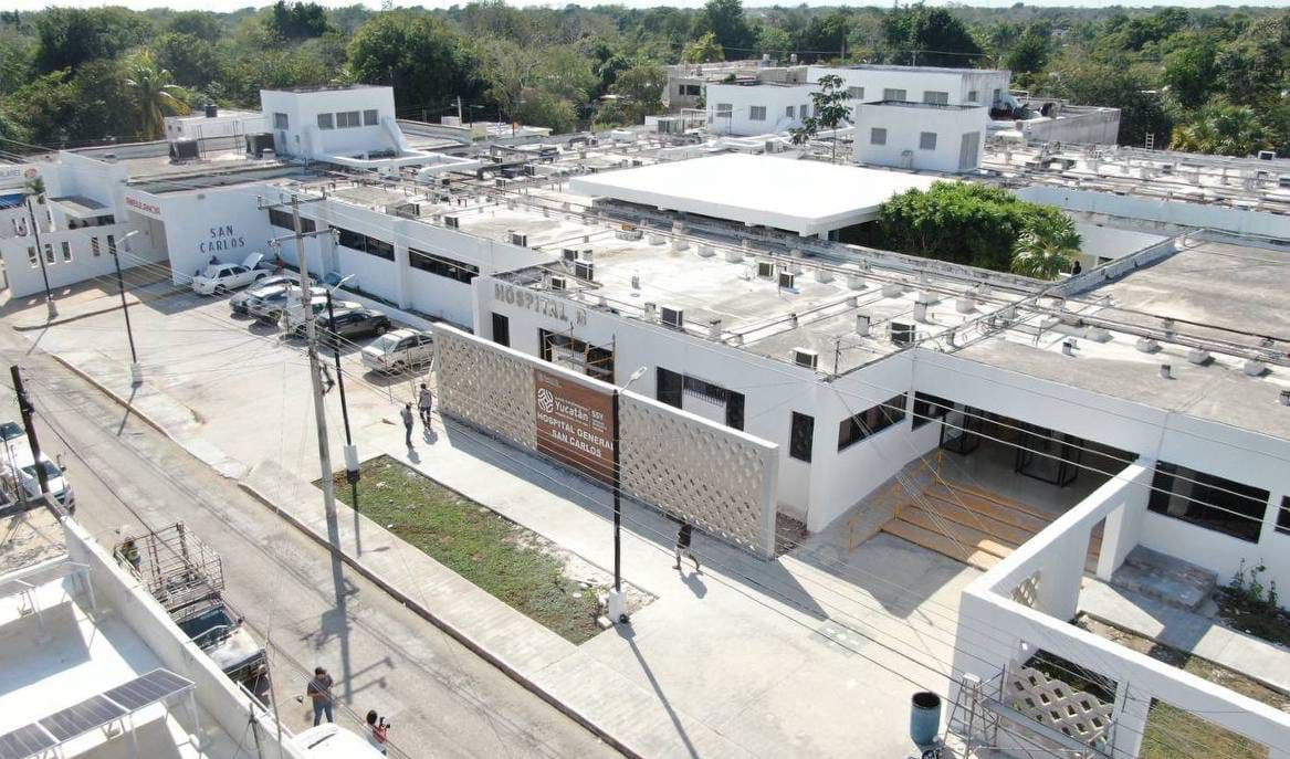 Vila Dosal impulsa la modernización del Hospital San Carlos de Tizimín
