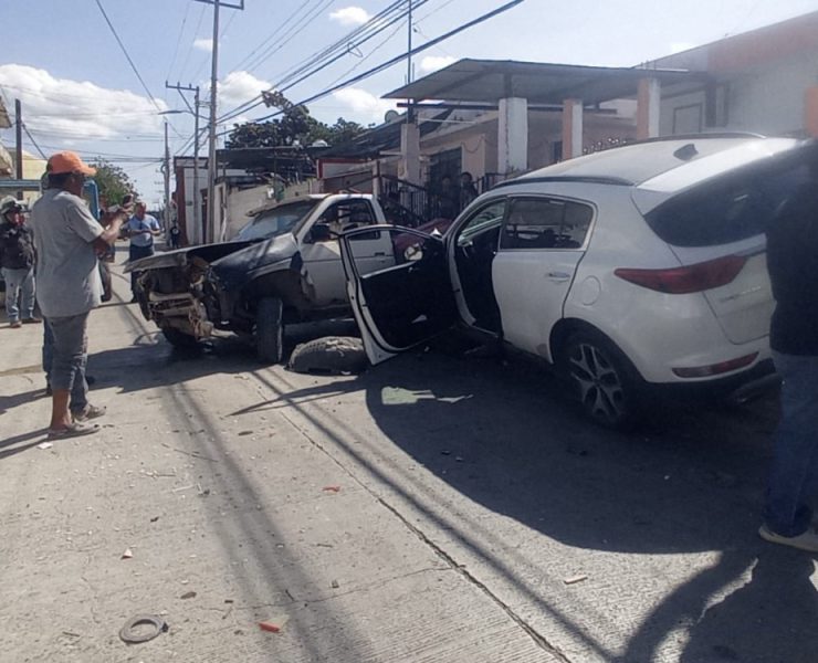 Genera aparatoso accidente