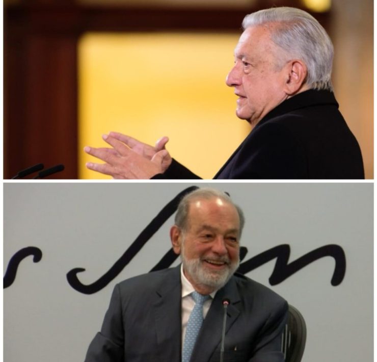 Acuerdan Dialogar sobre Diferencias Slim y AMLO
