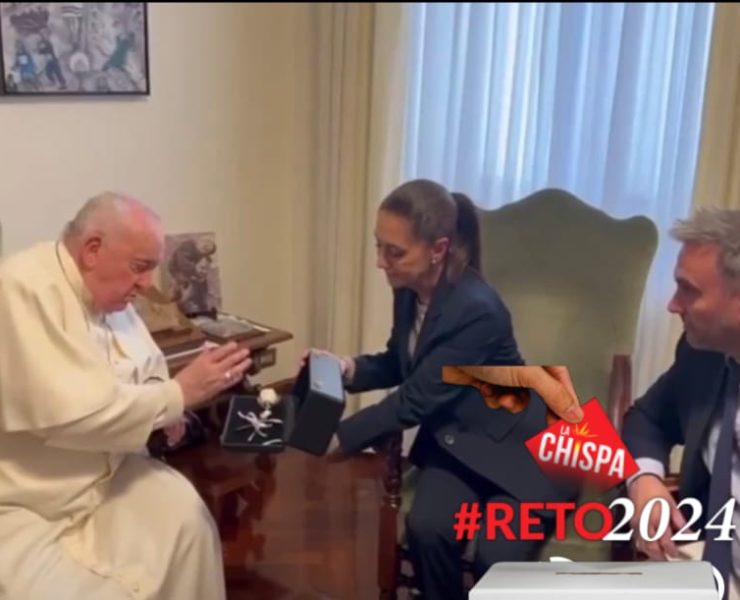 Papa Francisco Bendice a México con una rosa de plata, Sheinbaum