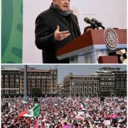 AMLO señala “Ellos defienden la democracia, sin pueblo”