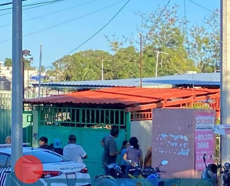 Decidió salir por la puerta