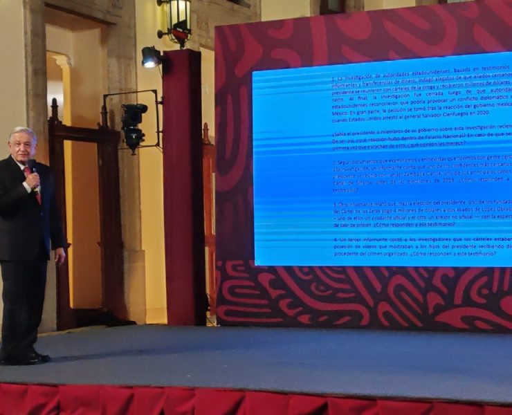 Revela AMLO carta que el NYT envía a vocería de presidencia