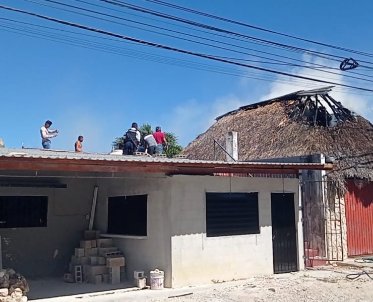 Corto circuito generó incendio