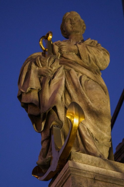 SC devela el conjunto de las Tres virtudes teologales, en la Catedral Metropolitana