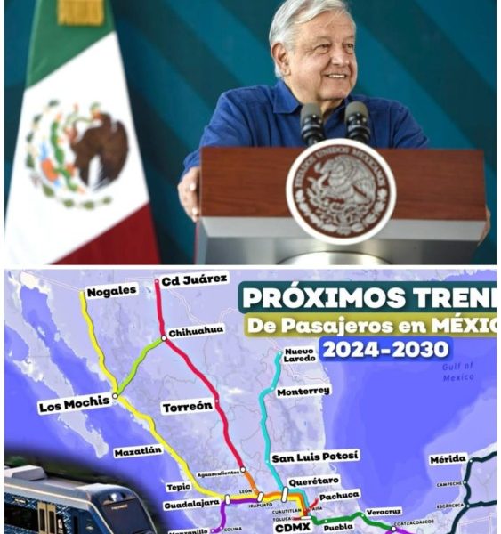 Detalla AMLO Reforma Constitucional para Impulsar Trenes de Pasajeros en México