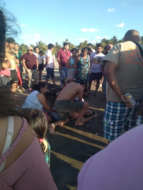 Una adolescente se ahogó en una playa en Centla, Tabasco