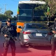 El despliegue se materializó en la calle 69 de la mencionada colonia