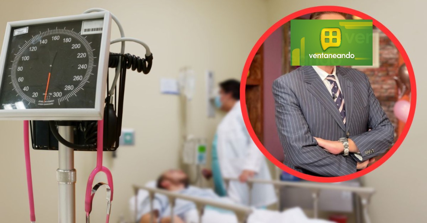 Conductor de ventaneando termina en el hospital y causa preocupación