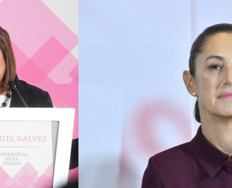 Xóchitl le ganó la carrera a Claudia, para ver al Papa