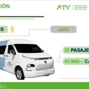 Vans 100% eléctricas que sustituirán a las actuales para ofrecer un mejor servicio a las y los usuarios