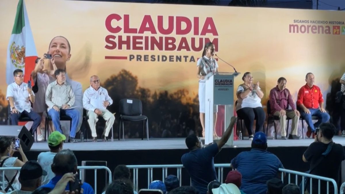 Claudia Sheinbaum promete justicia para Campeche