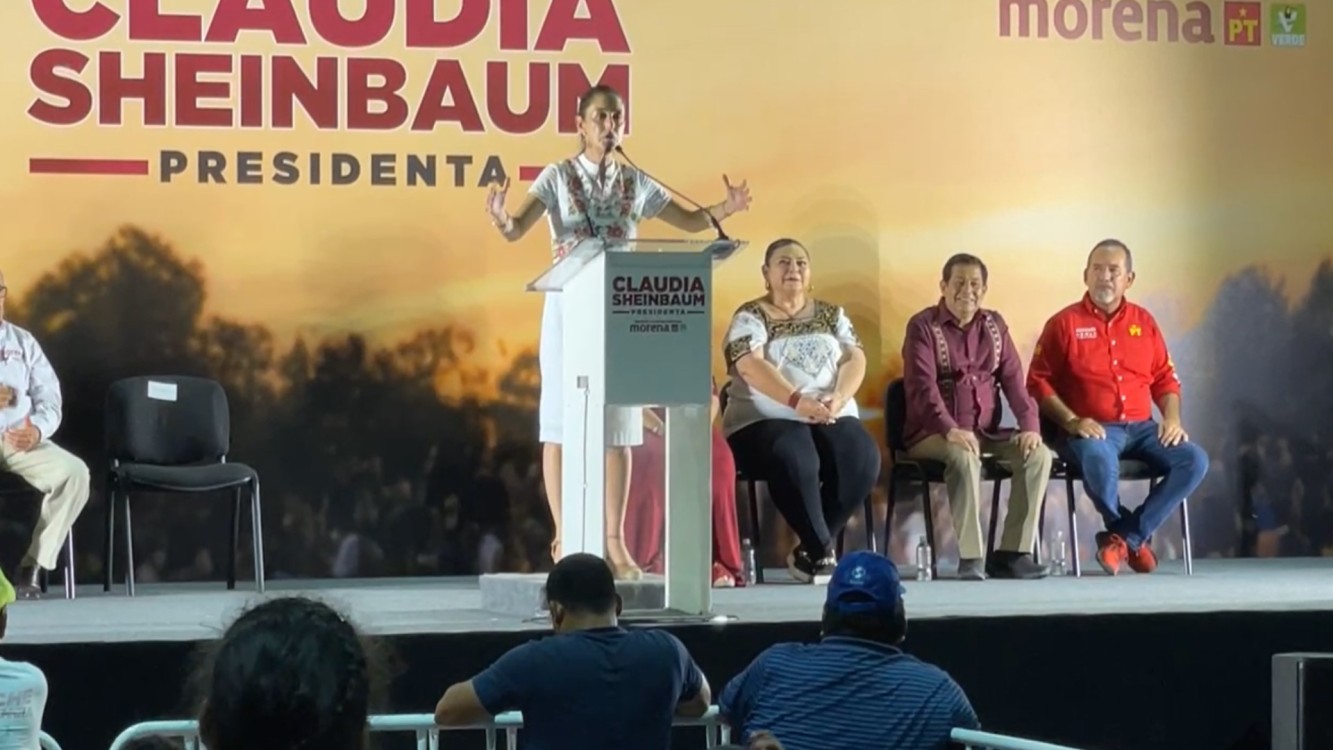 Claudia Sheinbaum promete justicia para Campeche