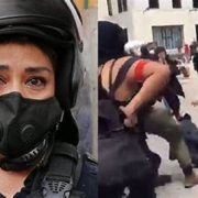 Brutalidad policiaca en Plaza de Armas de Zacatecas contra manifestantes estudiantes y reporteras