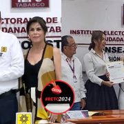 Juan Manuel Fócil y Minés de la Fuente, registrados oficialmente como candidatos a la gubernatura de Tabasco