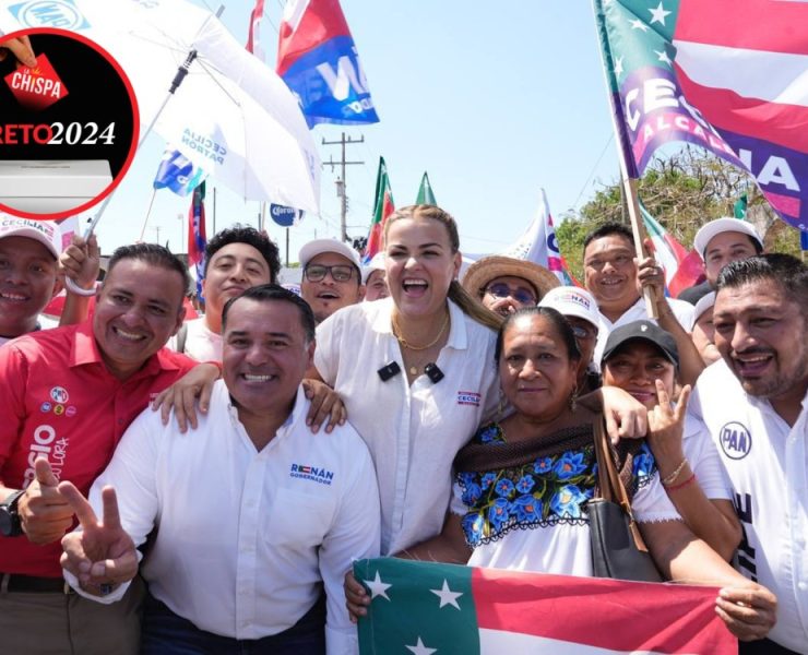 Cecilia Patrón y Renán Barrera “toman” Mérida