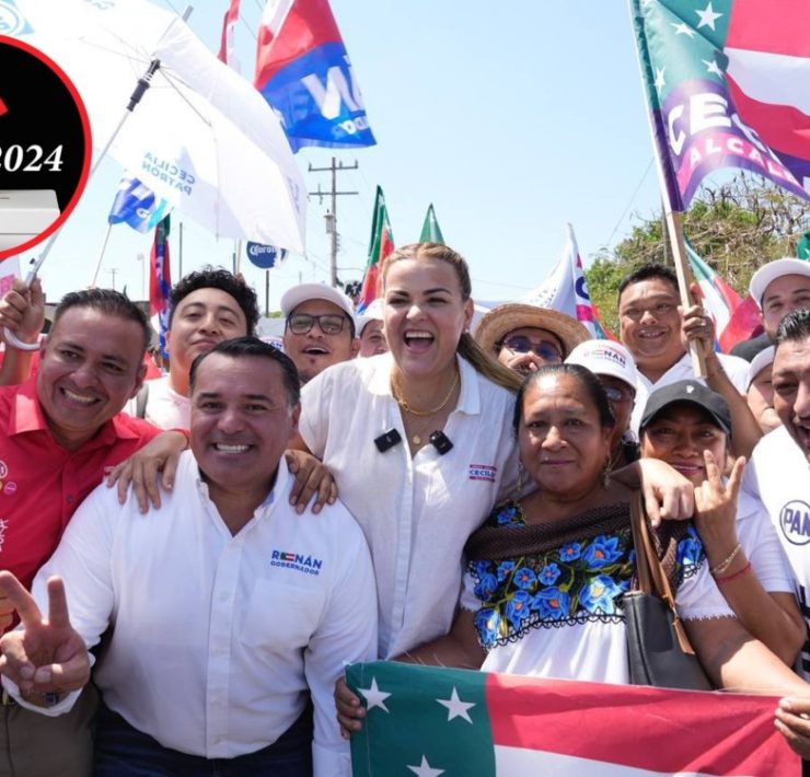 Cecilia Patrón y Renán Barrera “toman” Mérida