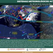 El SMN prevé lluvias en zonas del oriente y península de Yucatán