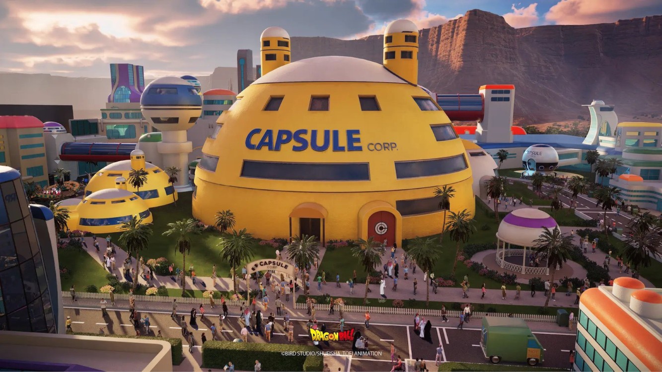 Un parque temático de Dragon Ball