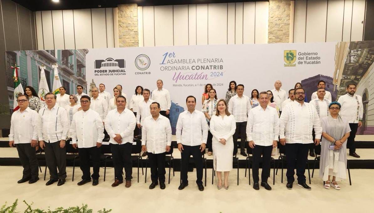 El Gobernador Mauricio Vila Dosal inauguró la Primera Asamblea Plenaria Ordinaria 2024 de la Conatrib