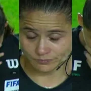 Mujer árbitro lloró al pitar su primer juego en Liga Mx