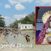 La Virgen de Chuiná que aparece en Semana Santa, en Champotón