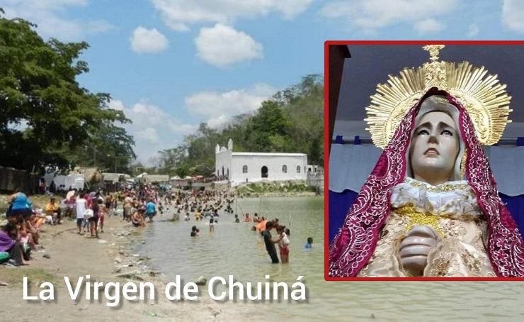 La Virgen de Chuiná que aparece en Semana Santa, en Champotón