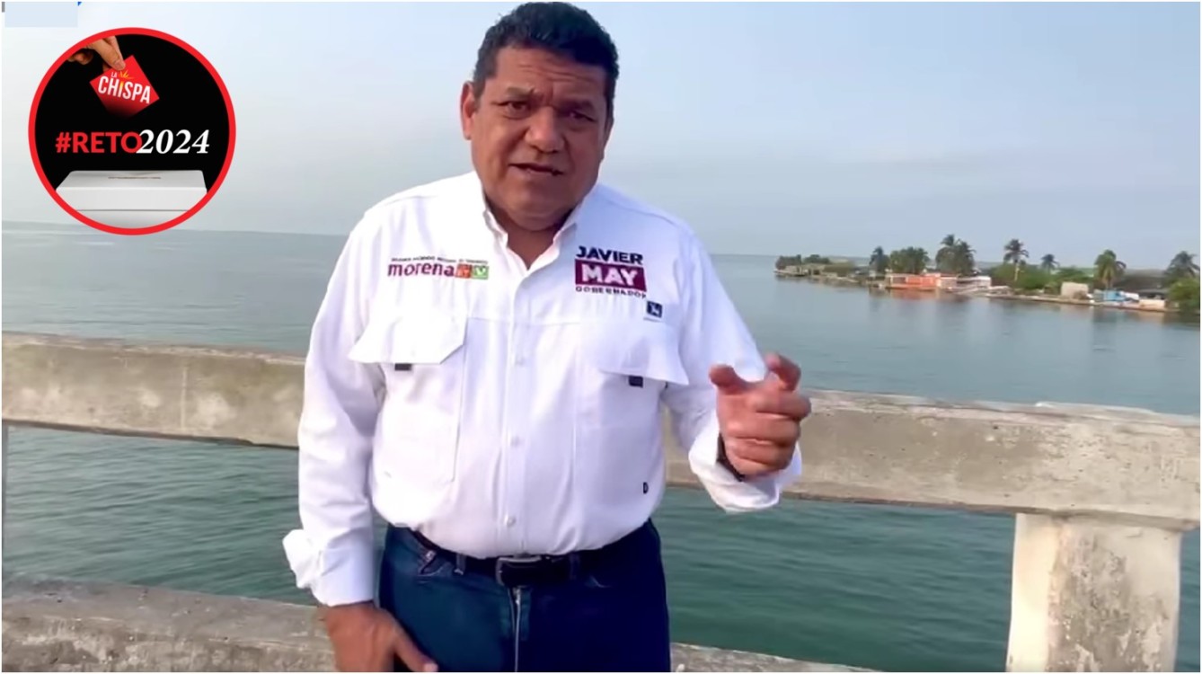 Promete Javier May un Malecón y Sembrado Pesca para Sánchez Magallanes