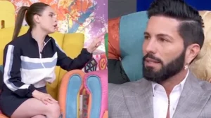 Fueron Maryfer Centeno y Poncho De Nigris quienes tuvieron la discusión al tocar el tema de los problemas con su esposa.