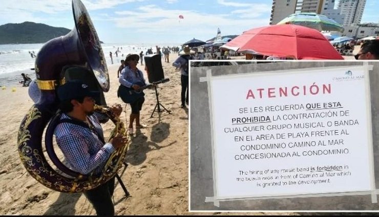 Prohíben la música de banda en playas de Mazatlán, los hoteleros de la zona