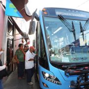 Inicio de la Ruta 69 Madero-Juan Pablo II con nuevas y modernas unidades