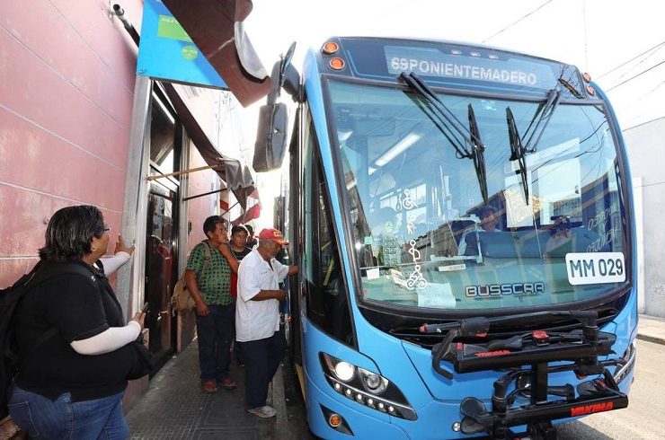 Inicio de la Ruta 69 Madero-Juan Pablo II con nuevas y modernas unidades
