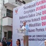 Reclamos de trabajadores petroleros al gobierno en conmemoración de la Expropiación Petrolera