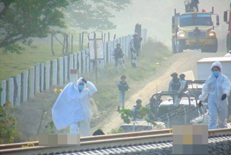 Trágico accidente el Tren Maya arrolla a 2 migrantes que dormían sobre las vías