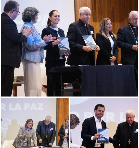 Sheinbaum Firma Compromiso por la Paz, con algunas observaciones