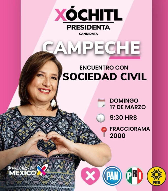 Visitarán Campeche candidatas