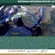 El SMN prevé la formación de la octava tormenta tropical en el norte del país