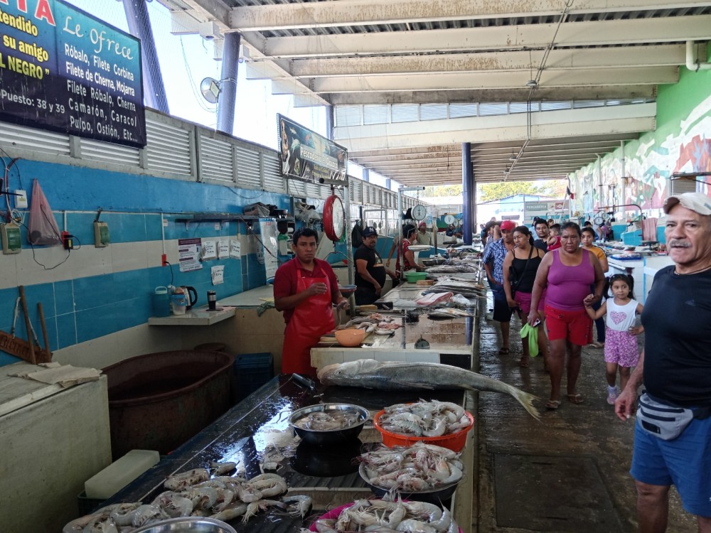 Expendedores de pescados y mariscos cifran esperanzan en Semana Santa